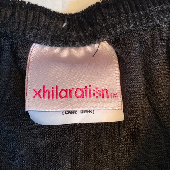 Xhiliration faux velvet skirt - Picture 2 of 5